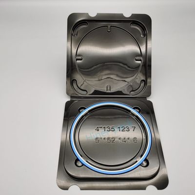 comprar OEM Single Silicon Black Wafer Box Shipper Wafer Processos de fabricação online manufacture