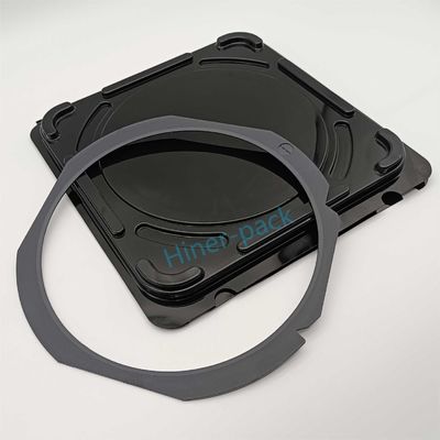 comprar HWS Quadro de Wafer de Silício Anel de Dicificação Material PPS preto para transportador de wafer online manufacture