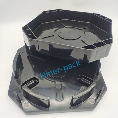 comprar Customizado ODM 12 polegadas ESD Negro Wafer Horizontal Fornecedor para transporte seguro online manufacture