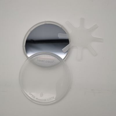 comprar Conjunto de transportador de wafer único de polipropileno transparente com tampa e base de mola para wafer fab online manufacture