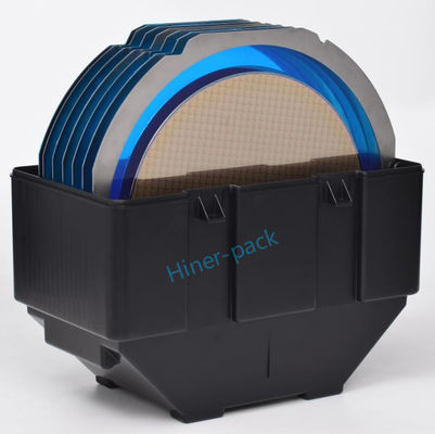 comprar Caixa de armazenamento de wafer de PP condutora com Wafer Frame Shipper mantém 25PCS Wafer online manufacture