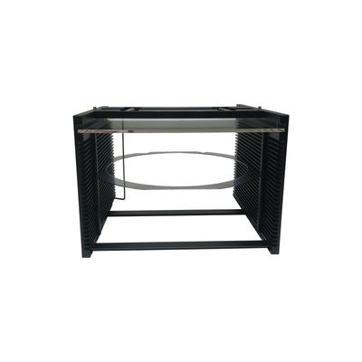 comprar 8 polegadas 25 Slot Black Metal Wafer Load Cassette Com Ultra-Alta Resistência à Temperatura online manufacture