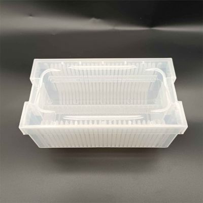 comprar Caixa de Wafer Rectangular Visível Transparente Com Capa E Bottom Conforme a Baixa Liberação de Gás E Padrão RoHS online manufacture